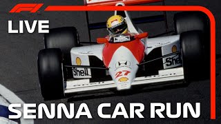 LIVE Sennas Iconic 1990 Championship Car Laps Interlagos amp Drivers Parade [upl. by Meridith]