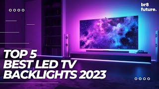 Best LED TV Backlights 2023  TV Ambiance Lighting TV LED Strip Lights RGBIC [upl. by Zahc641]