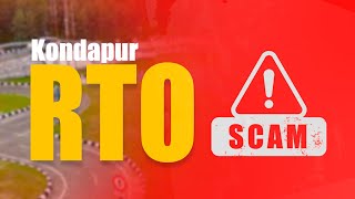 RTO SCAM ALERT  KONDAPUR RTO DRIVING TEST [upl. by Nage]