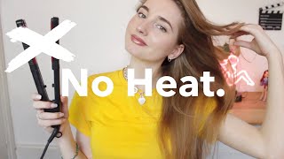 How to Straighten Hair with No Heat Every girl should know [upl. by Block]