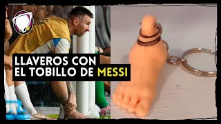 Venden llaveros con la forma del tobillo hinchado de Messi  Radioacktiva [upl. by Ilujna]