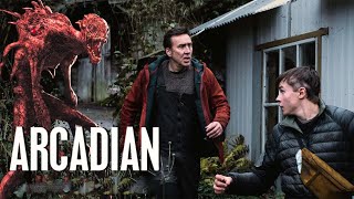 Arcadian 2024 Movie  Nicolas Cage Jaeden Martell Maxwell Jenkins  Arcadian Movie Full Review [upl. by Retnuh]