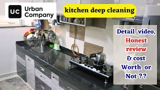 Urban clap kitchen deep cleaning hindiDetail videomy experience urban clap deep home cleaning [upl. by Eityak15]