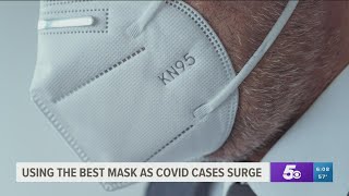 CDC recommends KN95 amp N95 face masks as COVID cases rise [upl. by Wandy983]