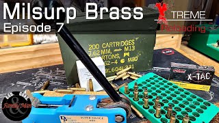 Preparing Milsurp Brass for Reloading EXTREME RELOADING ep 07 [upl. by Atinuhs637]