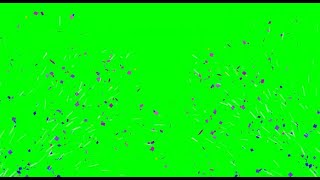 Confetti Green Screen  Confretti chroma key [upl. by Efram584]