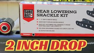 NoWeld Dodge D150 Rear Lowering Hack Easy and Cheap Method [upl. by Adyahs]