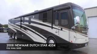 2008 Newmar Dutch Star 4354 wFull Wall Slide amp Rear Bath  Used RVs for Sale [upl. by Cirda]