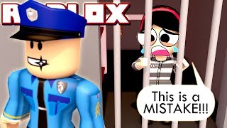 I was Prisoned by Mistake  Roblox Roleplay  Escape Jail Obby  DOLLASTIC PLAYS [upl. by Nya]