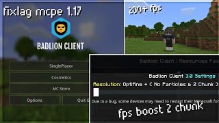 Badlion client mcpe fix lag amp fps boost  117 [upl. by Anaz]