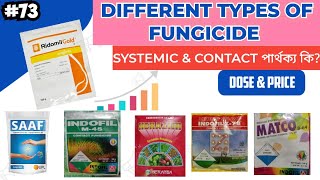 Different types of fungicide  Systemic amp Contact fungicide  For various types of fungal disease [upl. by Mcnair]