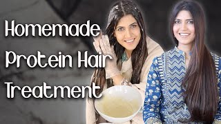 Homemade Protein Treatment for Thick Long Strong Hair  Ghazal Siddique [upl. by Anileh181]