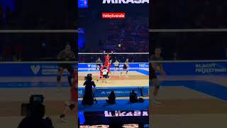 What a Libero😮 volleyliveindia volleyball viralvideo shorts shortsfeed viralshorts trending [upl. by Taub]