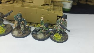 How to paint splinter pattern 1931 waffen ss camouflage bolt action german army 28mm [upl. by Billat]