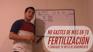 ¿Cómo Calcular fertilización para tu cultivo Nitrógeno fósforo y potasio  Cultivo de maiz [upl. by Ycnaffit994]