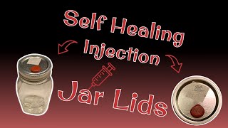 How to Make Self Healing Injection Jar Lids for Growing Mushrooms [upl. by Alegnatal]