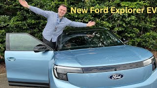 New Ford Explorer EV First Impressions [upl. by Sairahcaz261]