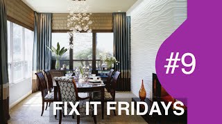 Dining Room Makeover  Interior Design  Fix It Fridays 9 [upl. by Kerat]