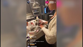 Samaria J Buys Food For Toosii👀 IG Live [upl. by Assenar]