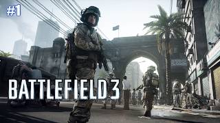 BATTLEFIELD 3 Gameplay Campaign  PC No Commentary PART 1 [upl. by Yracaz]