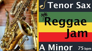 Alto Saxophone Reggae Backing Track Jam in A Minor  Improvisation [upl. by Keverne]