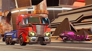 Prime Trial Optimus Prime  Transform And Roll Out  Transformers Galactic Trials [upl. by Fattal]