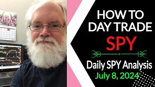 How to Day Trade SPY Daily SPY Analysis July 8 2024 [upl. by Moth983]