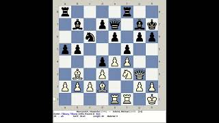 Morozevich Alexander vs Adams Michael  Tilburg Chess 1993 Netherlands [upl. by Bascomb]