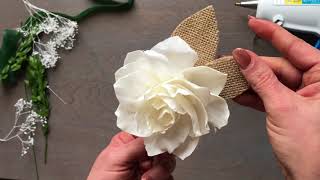 Boutonniere Craft Kit Tutorial [upl. by Dabbs]