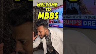 Welcome to MBBS🥼🩺 Senior Junior interaction shorts shivamrajaiims neetexam mbbs funny [upl. by Anesor]