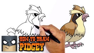 How to Draw Pokemon  Pidgey  Step by Step [upl. by Winter]