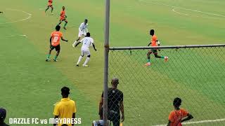 DAZZLE FC vs MAYORESS football friendlymatch soccerleague [upl. by Zabrine]