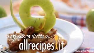 Come preparare la crumble di mele  videoricette di dolci alle mele [upl. by Leahcim]