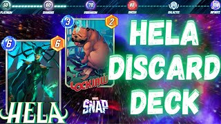 Lockjaw Hela Discard Deck Marvel Snap [upl. by Akiam860]