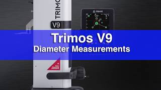 Fowler Trimos V9 Height Gage Diameter Measurements [upl. by Zumstein498]