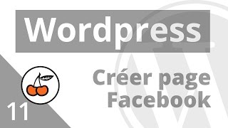 11 Créer une Page Facebook  lintégrer à Wordpress Tuto Débutant [upl. by Ona]