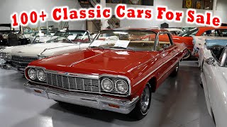 Walk Through Classic Car Inventory  Ellingson Motorcars  March 2023 [upl. by Parcel]