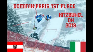 DOMINIK PARIS WINS IN KitzbühelStreif SKI WC 2019 HD [upl. by Burnight895]