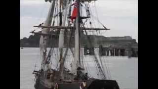 Reenactment of Endurance sailing from Plymouth [upl. by Johny549]