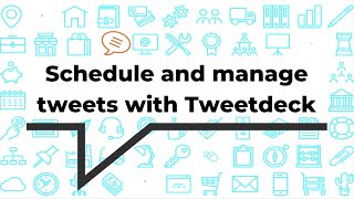 How to schedule tweets on Twitter with TweetDeck [upl. by Nero]