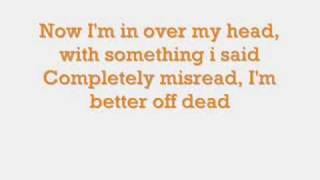 Over My Head  Sum 41 Lyrics [upl. by Tomasine]