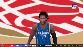 NBA 2K24 Live Simulation Gilas Pilipinas vs Georgia  FIBA Olympic Qualifying Tournament 2024 [upl. by Aneetak317]