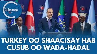 Turkey oo hab cusub u wajaheysa wadahadallada Soomaaliya iyo Itoobiya  Qubanaha VOA [upl. by Costello]