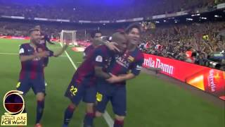 Lionel Messi Goal vs Athletic Bilbao  16 Worldwide Commentaries  Copa del Rey 2015 HD [upl. by Yelsel]