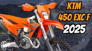 New 2025 KTM 450 EXCF Gets Update [upl. by Jacquenette695]