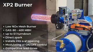 Power Flame XP2 Burner in Fire Test [upl. by Nowyt]