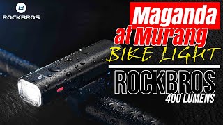 Maganda at murang bike light  ROCKBROS 400 LUMENS [upl. by Licastro911]