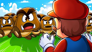 Super Mario Odyssey but 4 GOOMBAS Appear Every Second [upl. by Gnilrac]