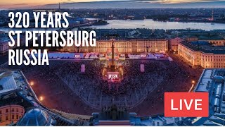 320 Years of St Petersburg Russia Classics on Palace Square Concert [upl. by Stubstad649]