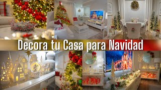 DECORA tu SALA y COMEDOR para NAVIDAD 2024  Christmas Decor ideas  Decoración Navideña [upl. by Dhiren769]